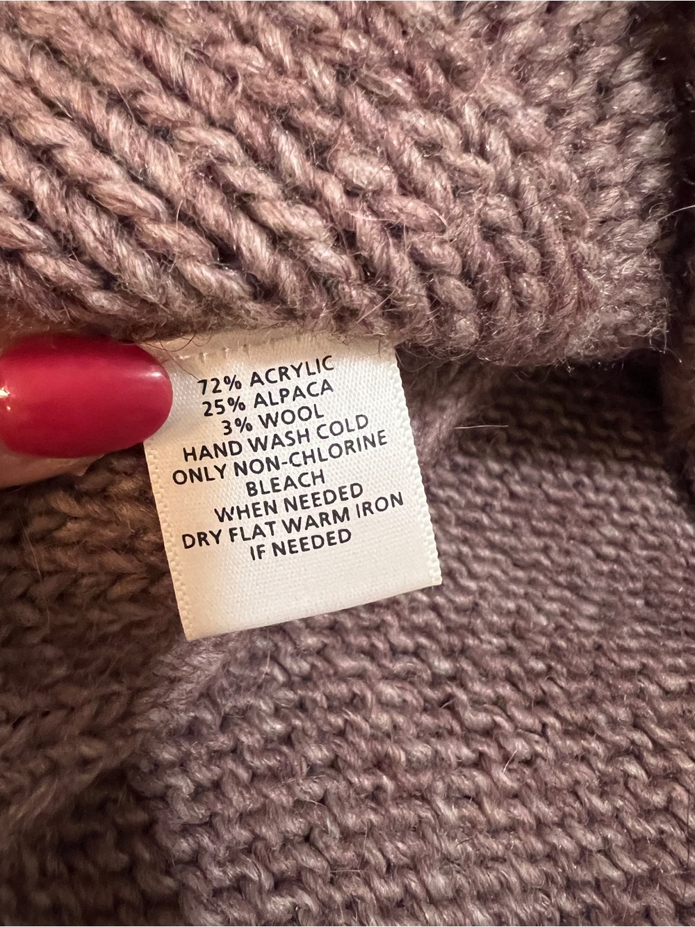 LOFT Shawl Collar Pullover Sweater - Mauve Taupe- Small - Picture 11 of 11